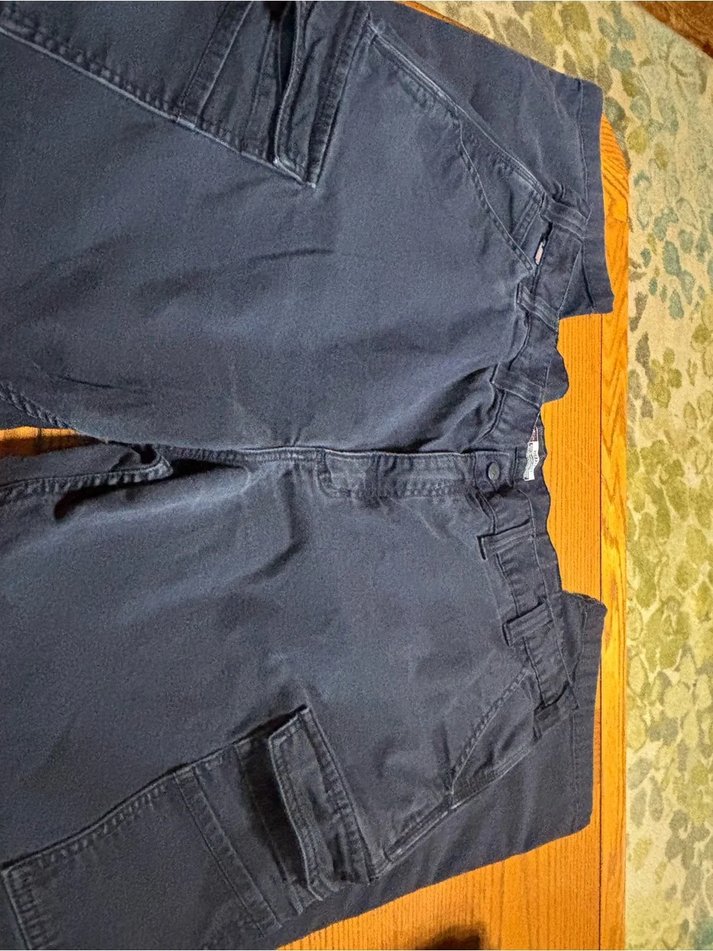 Carhartt Black Relaxed-Fit Work Pants with Logo Waistband
